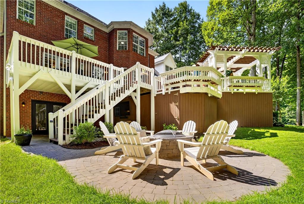 8508 Rosedale Drive Oak Ridge, NC 27310 - Photo 42 of 50 Every level invites you outside.