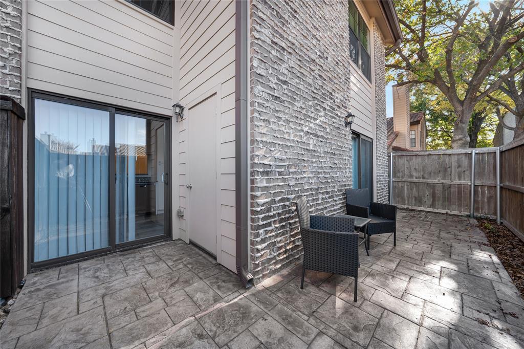5626 Preston Oaks Road, Unit 16D Dallas, TX 75254 - Photo 21 of 29 a view of a door and an outdoor space