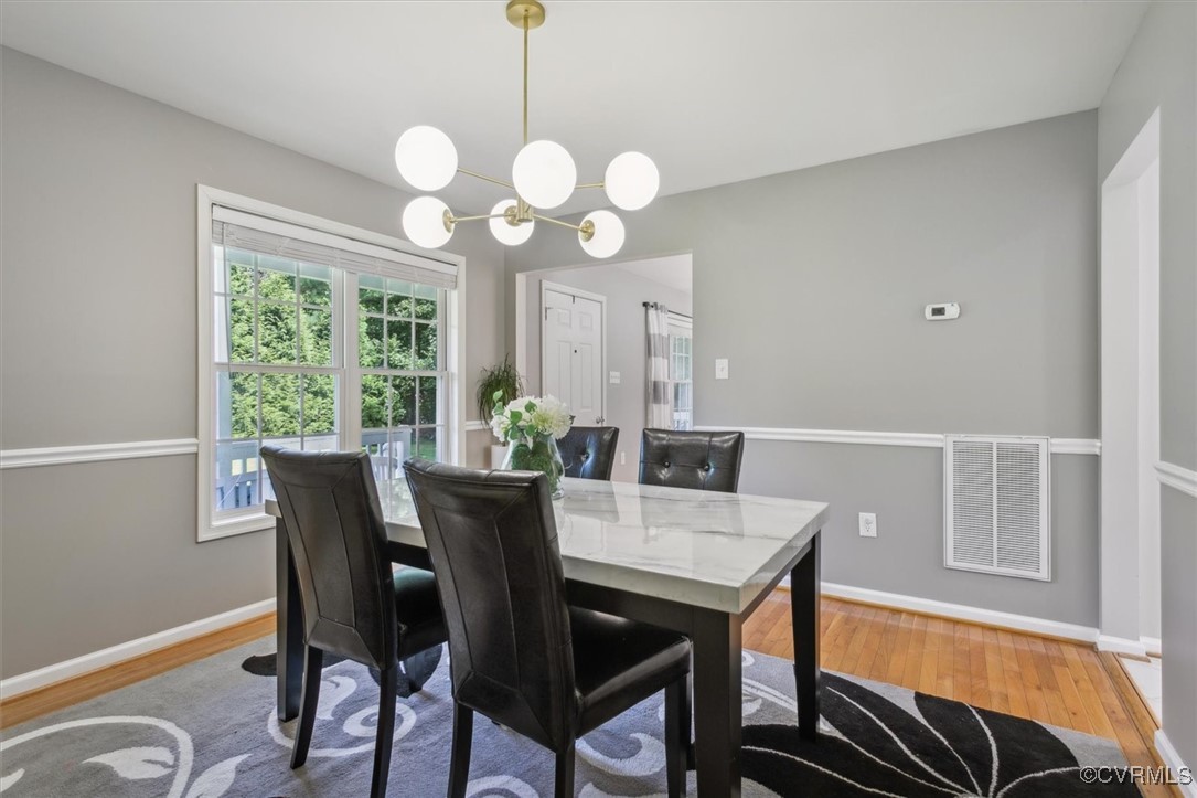 203 Oaktree Road, Unit A Williamsburg, VA 23188 - Photo 22 of 46 Dining space with wood-type flooring and a notable