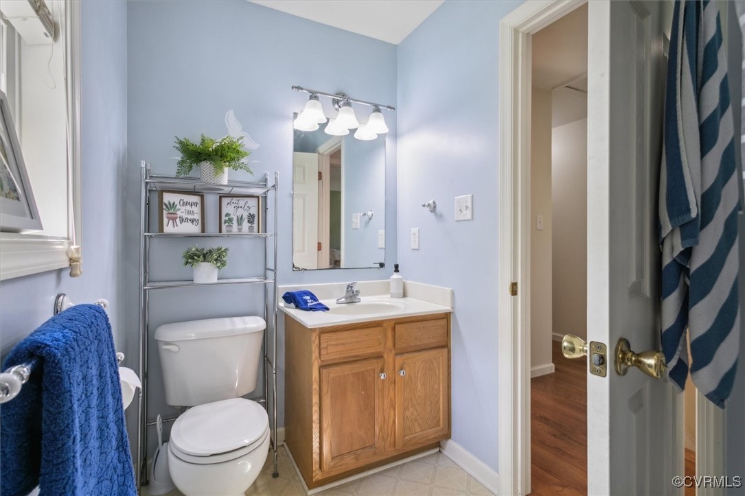 203 Oaktree Road, Unit A Williamsburg, VA 23188 - Photo 29 of 46 Bathroom with vanity and toilet