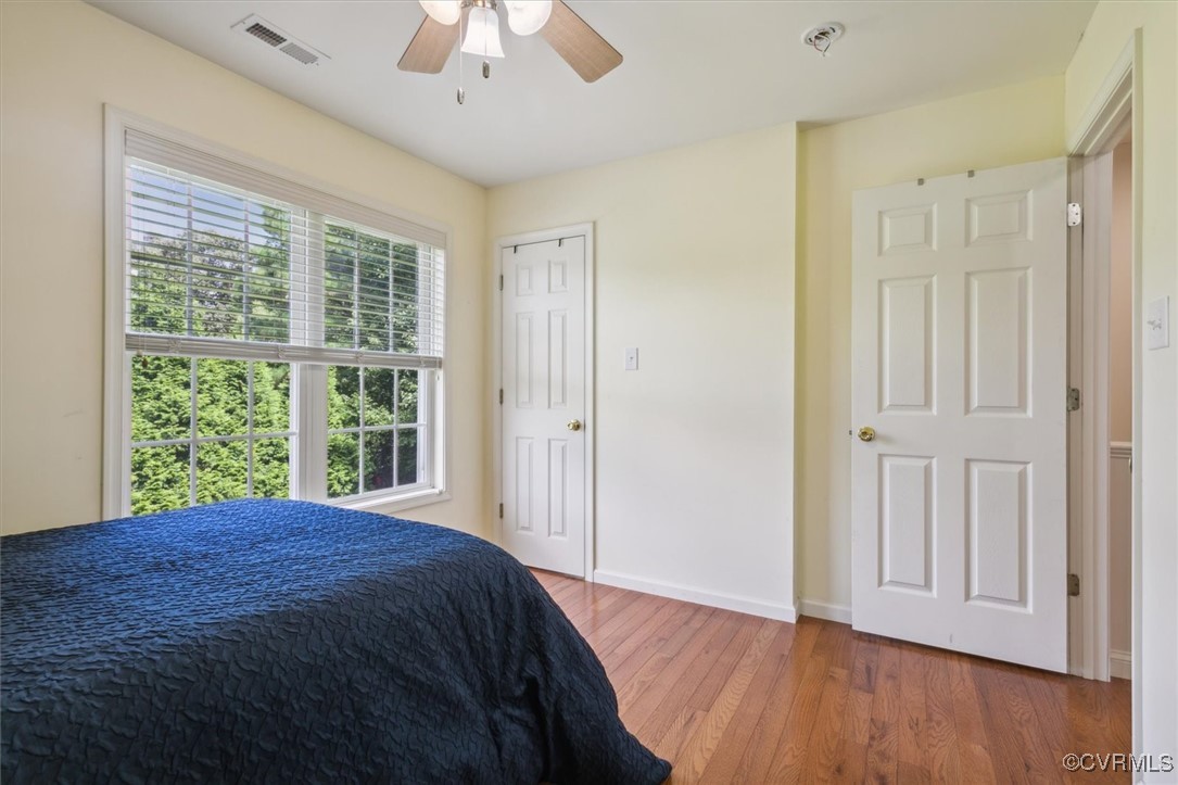 203 Oaktree Road, Unit A Williamsburg, VA 23188 - Photo 31 of 46 Bedroom with hardwood / wood-style floors, ceiling