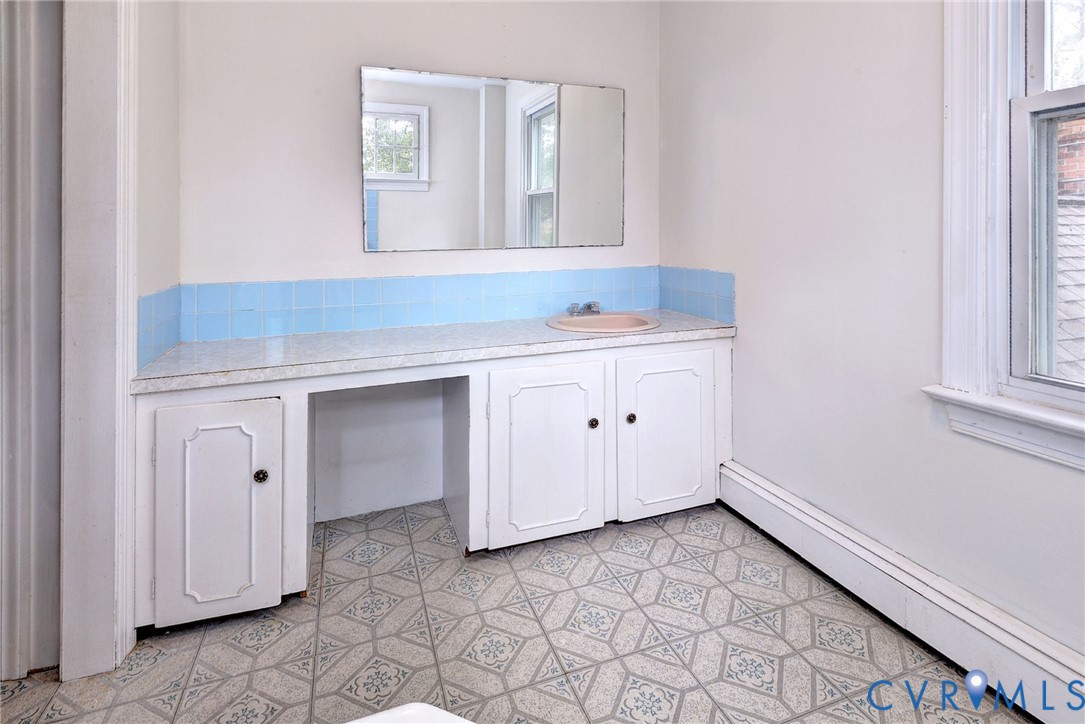 1126 Cloverdale Road Laneview, VA 22504 - Photo 39 of 49 a room with white cabinets and sink