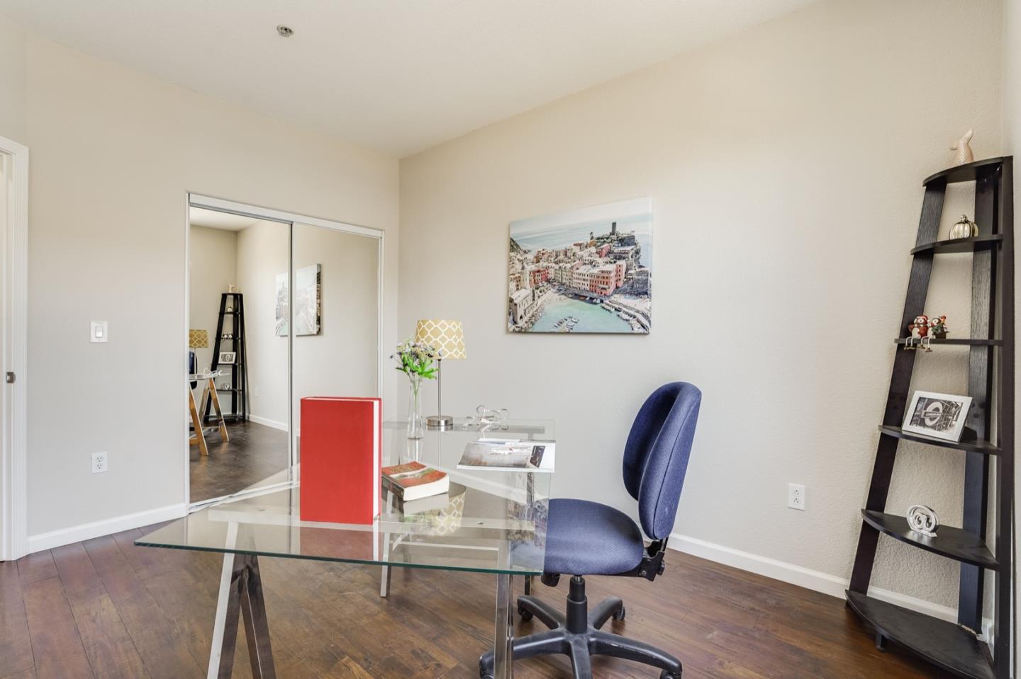 1812 Nancy Lane San Ramon, CA 94582 - Photo 45 of 69 a view of a workspace with furniture and wooden floor