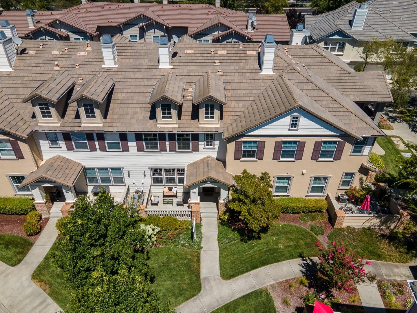 1812 Nancy Lane San Ramon, CA 94582 - Photo 60 of 69 an aerial view of a house with a yard