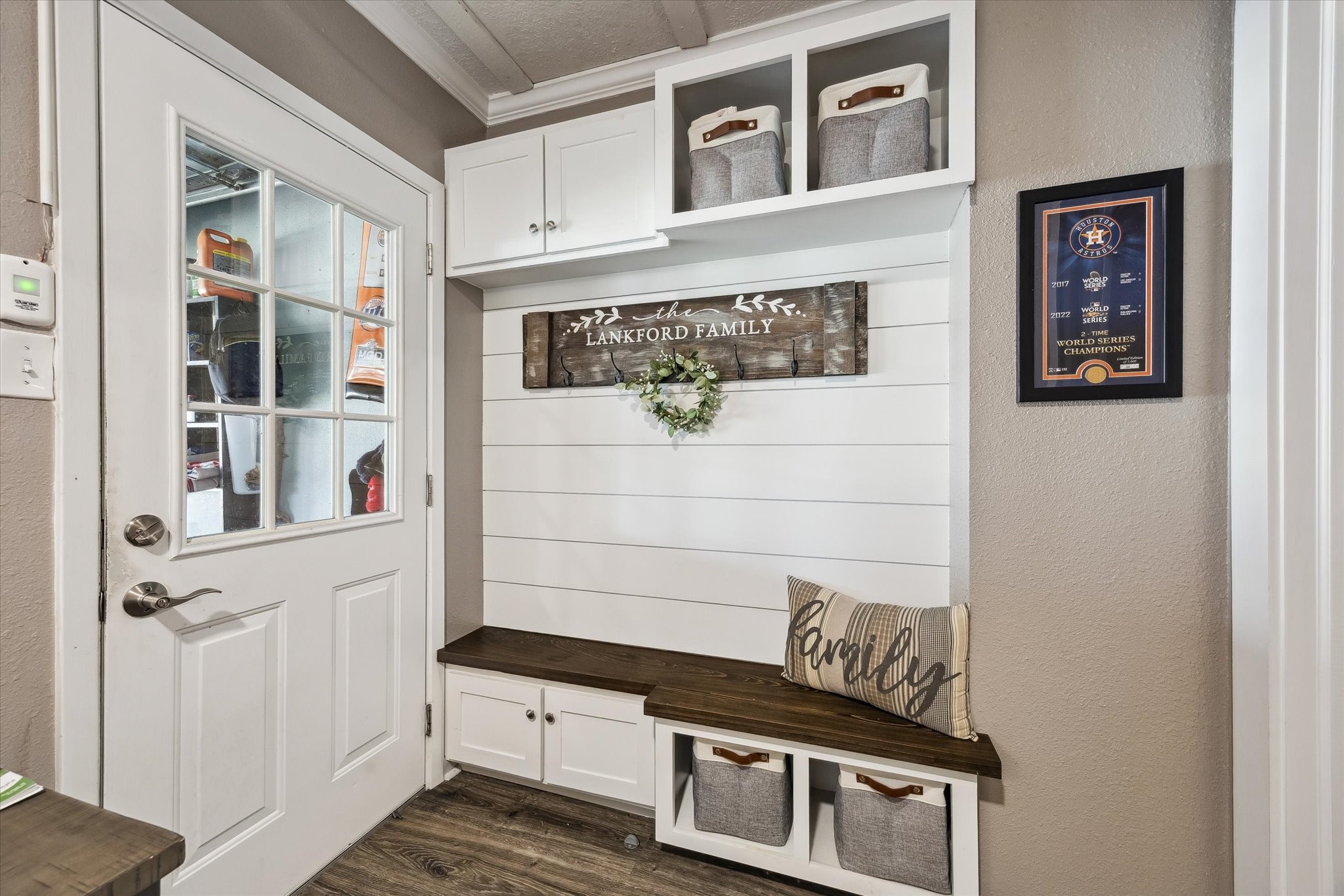 1423 Richelieu Lane Houston, TX 77018 - Photo 23 of 46 a view of an entryway with wooden door