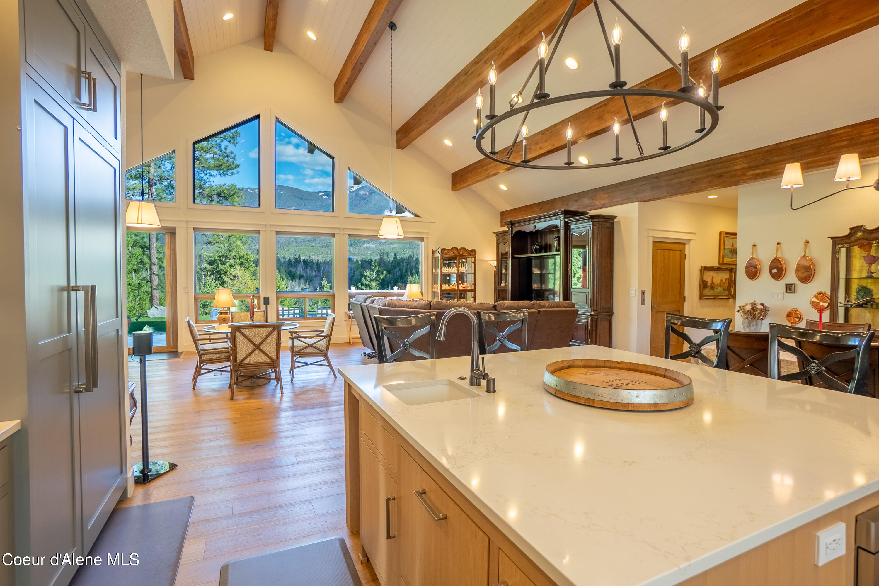 893 Pinnacle Circle Bonners Ferry, ID 83805 - Photo 12 of 55 Kitchen to Living