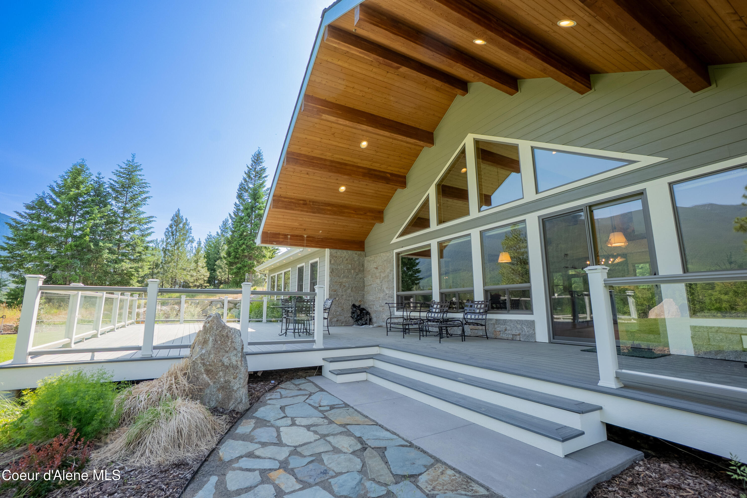 893 Pinnacle Circle Bonners Ferry, ID 83805 - Photo 47 of 55 Partially Covered Back Deck