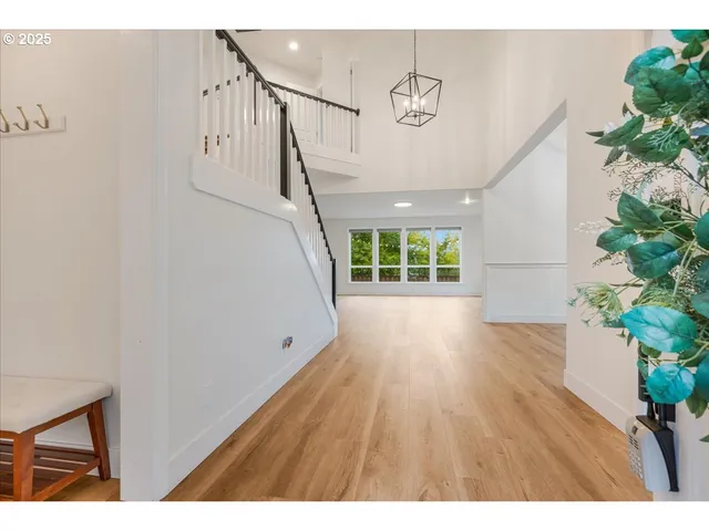 a view of entryway with stairs