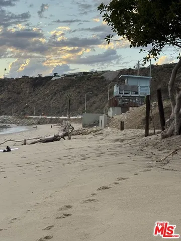 a view of an ocean and beach