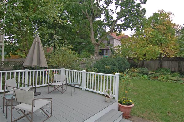 226 Upland Road Cambridge, MA 02140 - Photo 23 of 26 a view of backyard with deck and garden