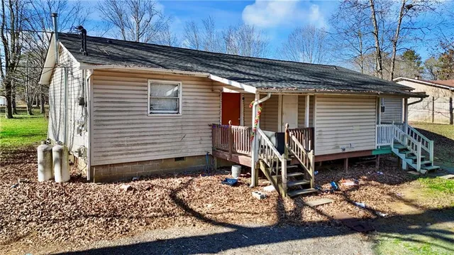 a view of a small house