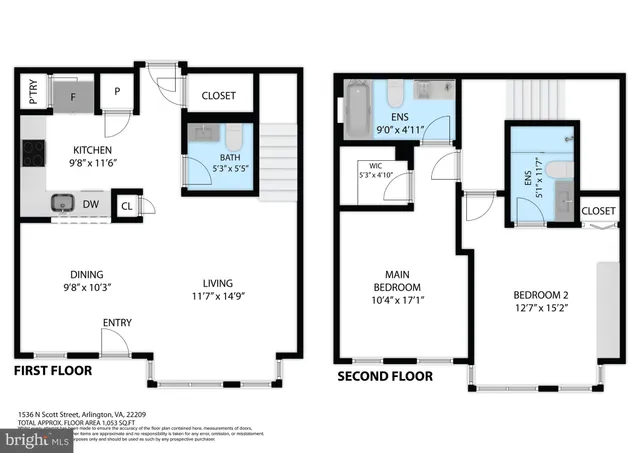 $4,700 | 1536 North Scott Street, Unit TH10, Arlington, VA 22201