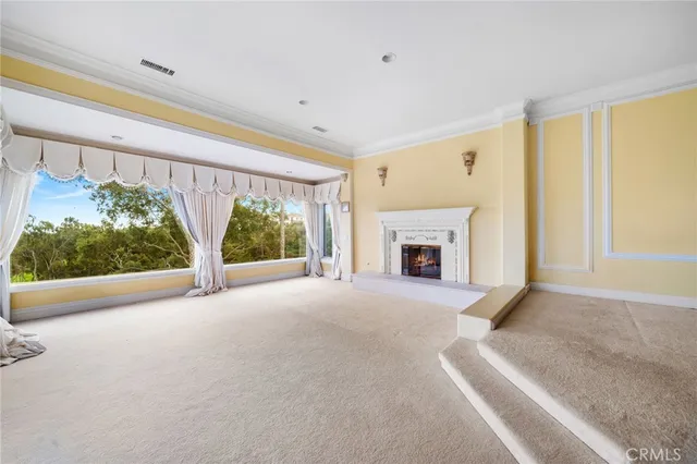 a view of an empty room