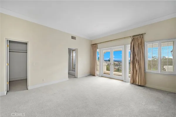 a view of an empty room