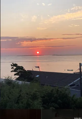 a view of an ocean and beach