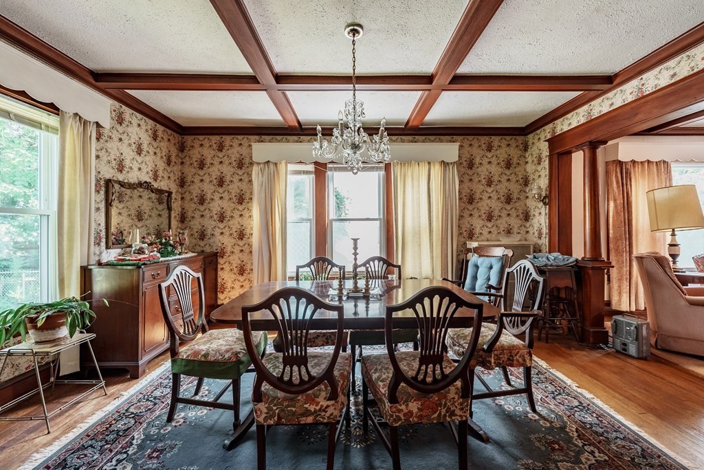 73 Sunapee Street Springfield, MA 01108 - Photo 10 of 40 a view of a dining room with furniture window and outside view