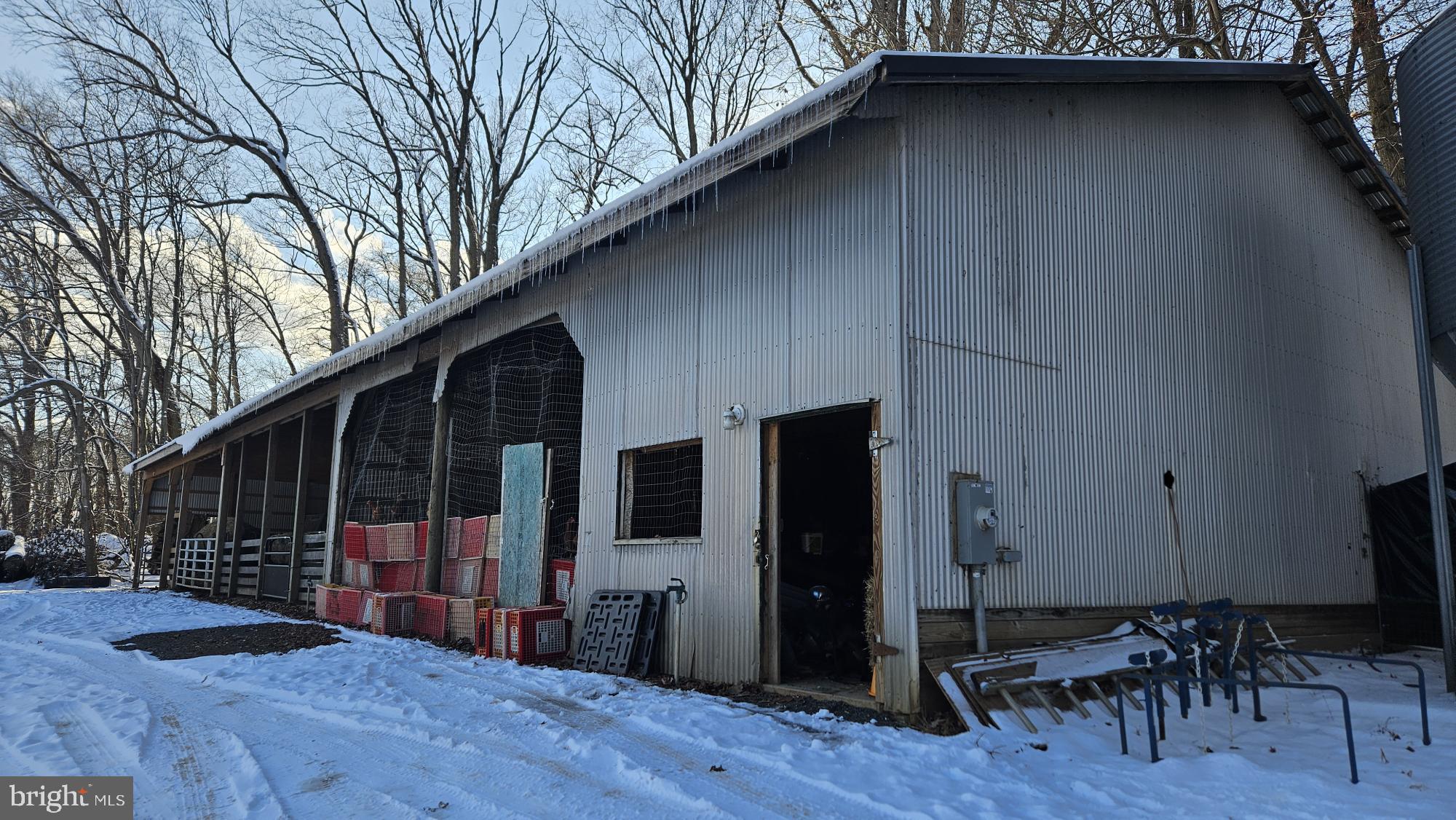 2675 Jolly Acres Road White Hall, MD 21161 - Photo 19 of 20 Metal Pole Barn - north side view
