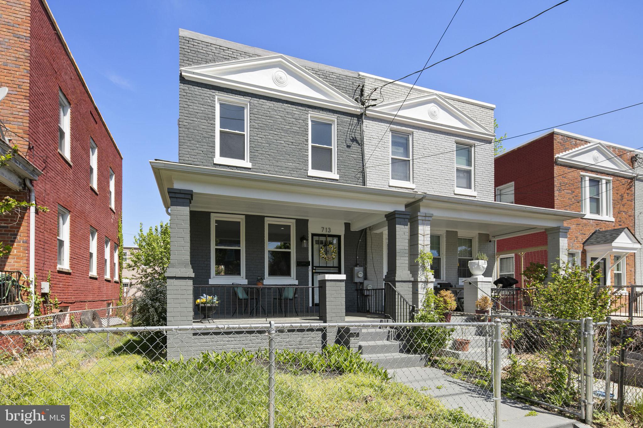 713 Rittenhouse Street Northwest Washington, DC 20011 - Photo 10 of 35 front view of a house