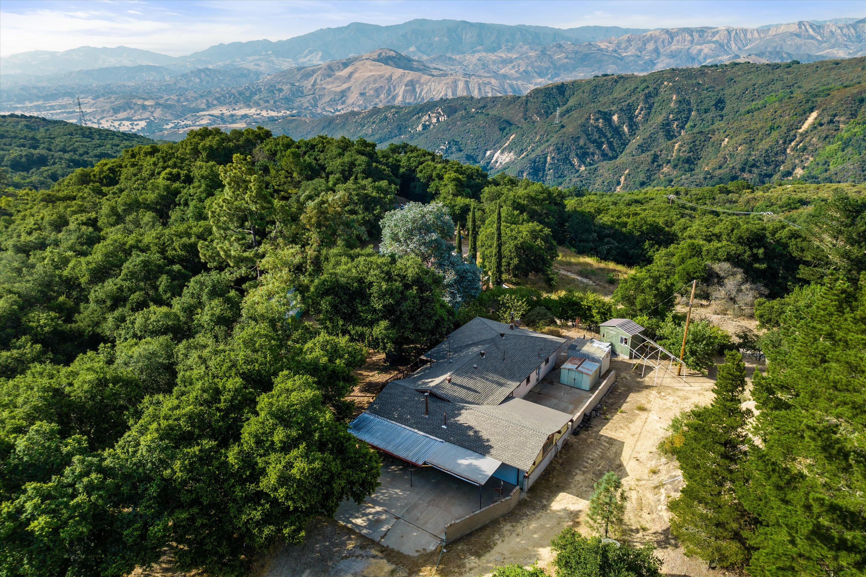 6572 Stagecoach Road Santa Barbara, CA 93105 - Photo 29 of 44 an aerial view of a house with a yard
