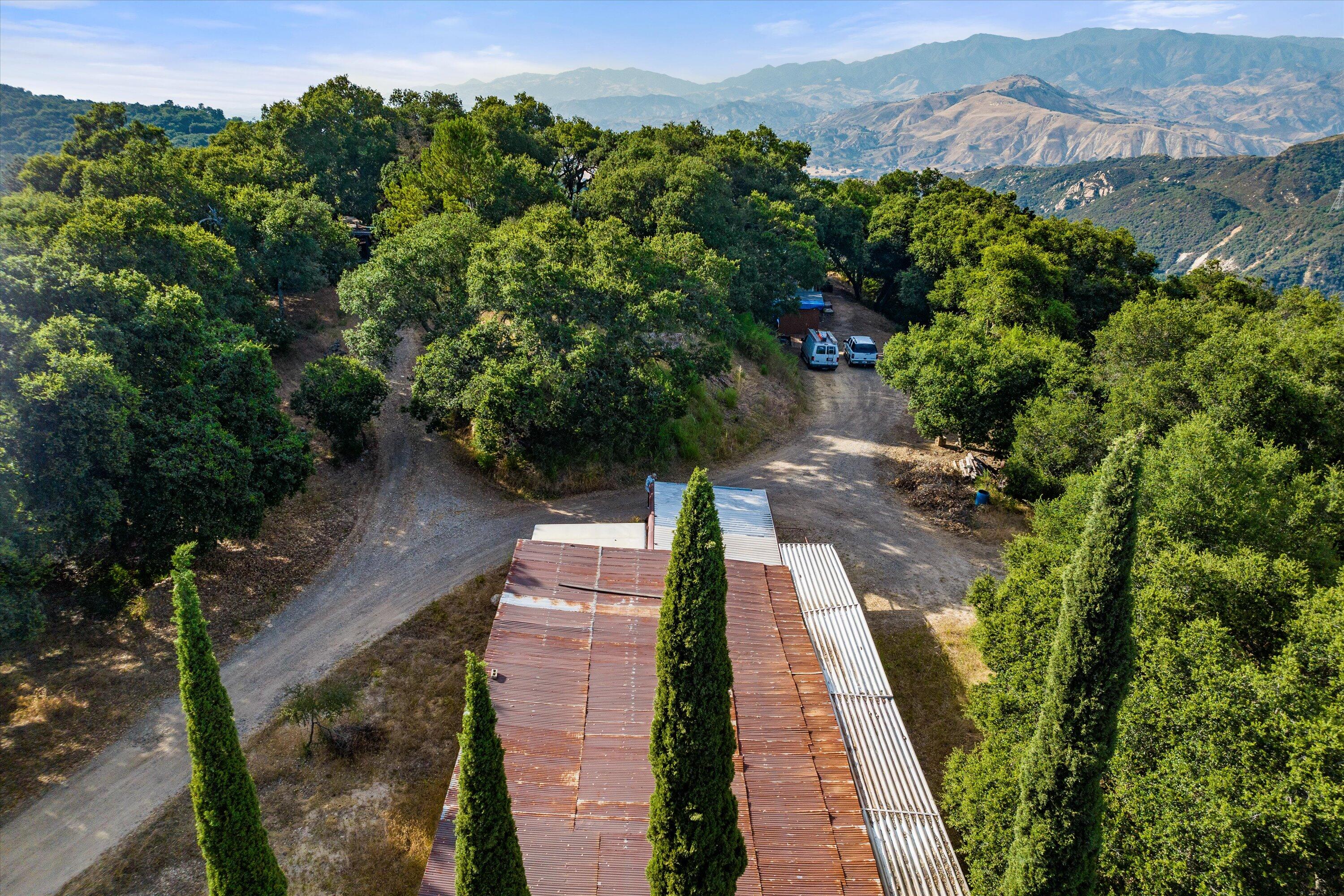 6572 Stagecoach Road Santa Barbara, CA 93105 - Photo 30 of 44 an aerial view of a house with a yard