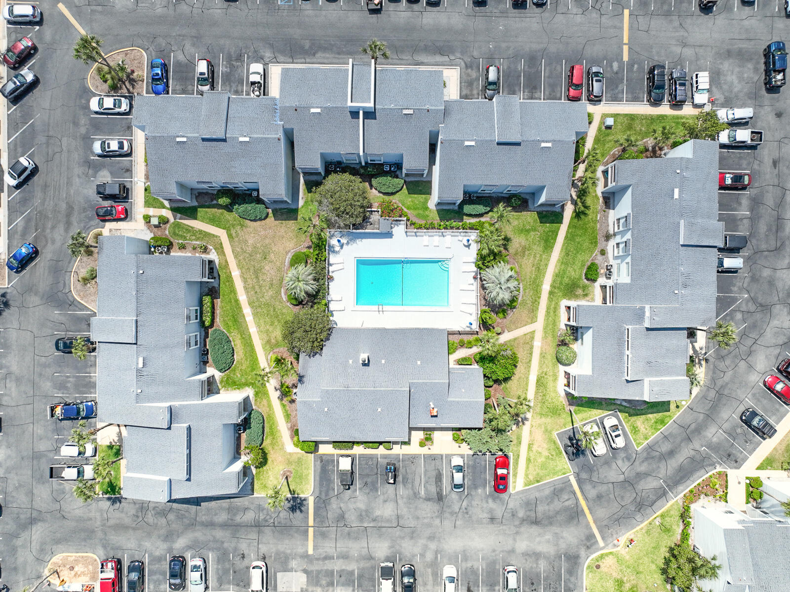 101 Old Ferry Road, Unit 5B Shalimar, FL 32579 - Photo 3 of 22 an aerial view of residential houses with outdoor space