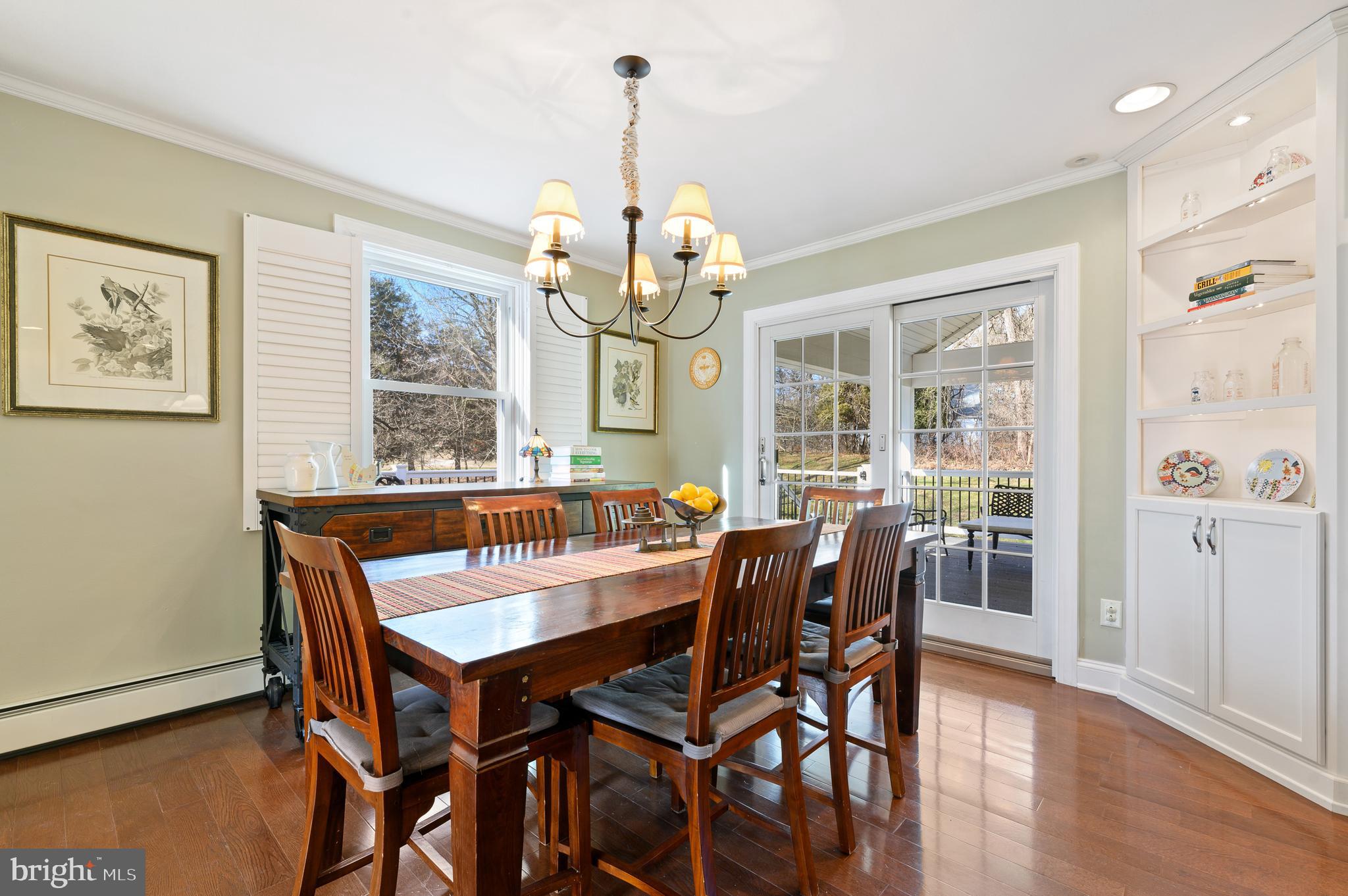 1973 Kimberton Road Phoenixville, PA 19460 - Photo 11 of 28 Pleasing dining room with built-in cabinet