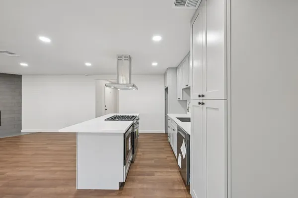 a room with a washer and dryer