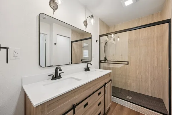 wooden floor in an empty room