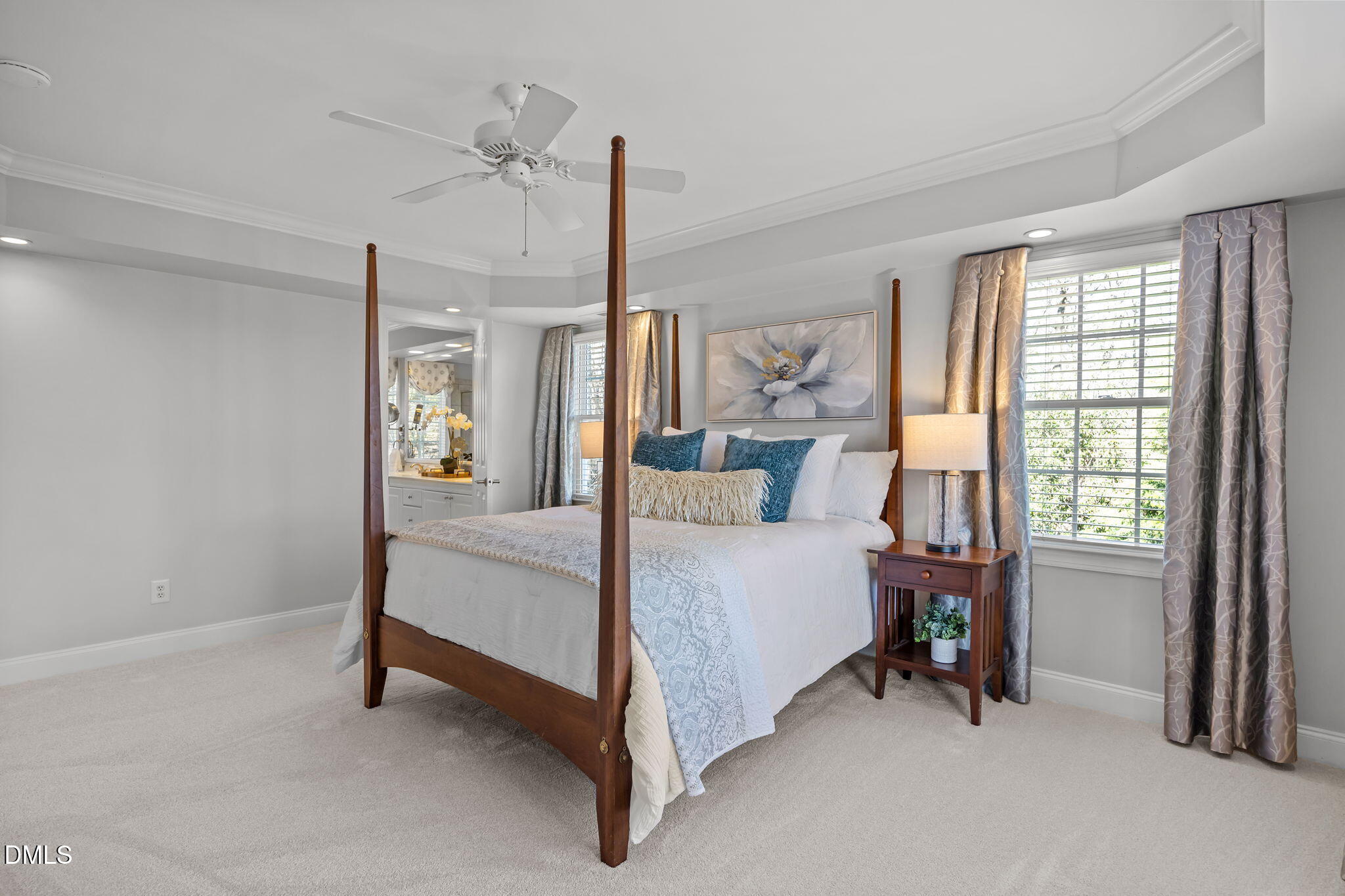 111 Lake Ridge Place Chapel Hill, NC 27516 - Photo 54 of 84 a bed room with a bed and a chair