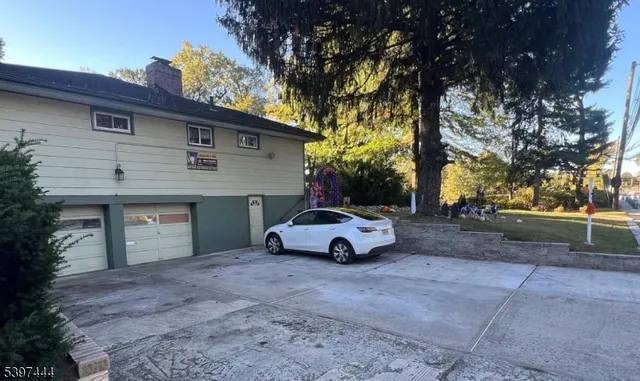 a house view with a outdoor space