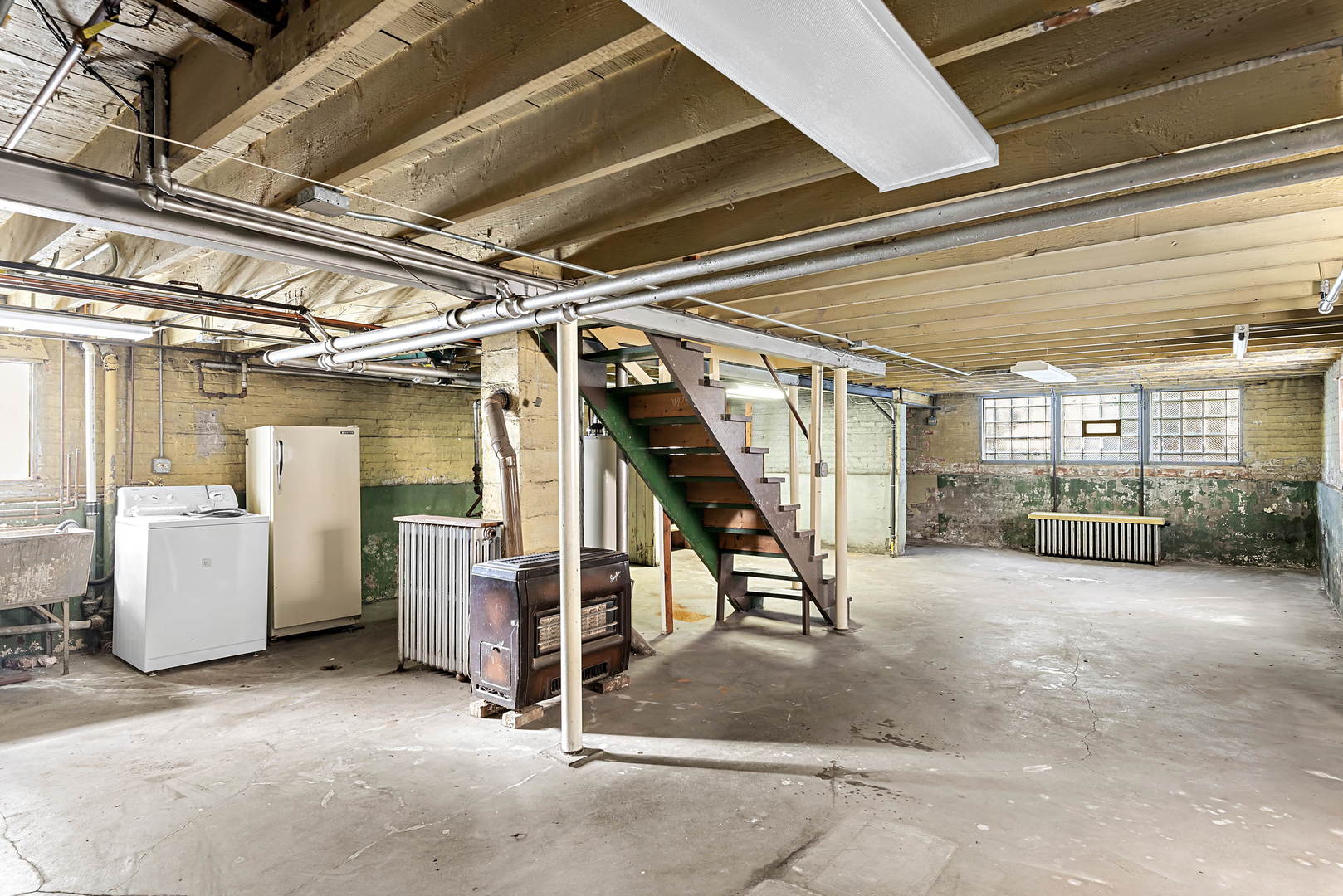2425 North Mango Avenue Chicago, IL 60639 - Photo 16 of 17 a view of a room with wooden walls