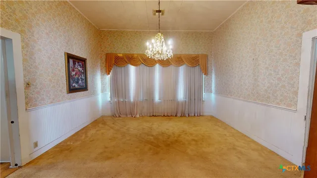 a view of an front door