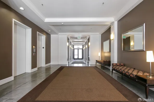 a view of an empty room