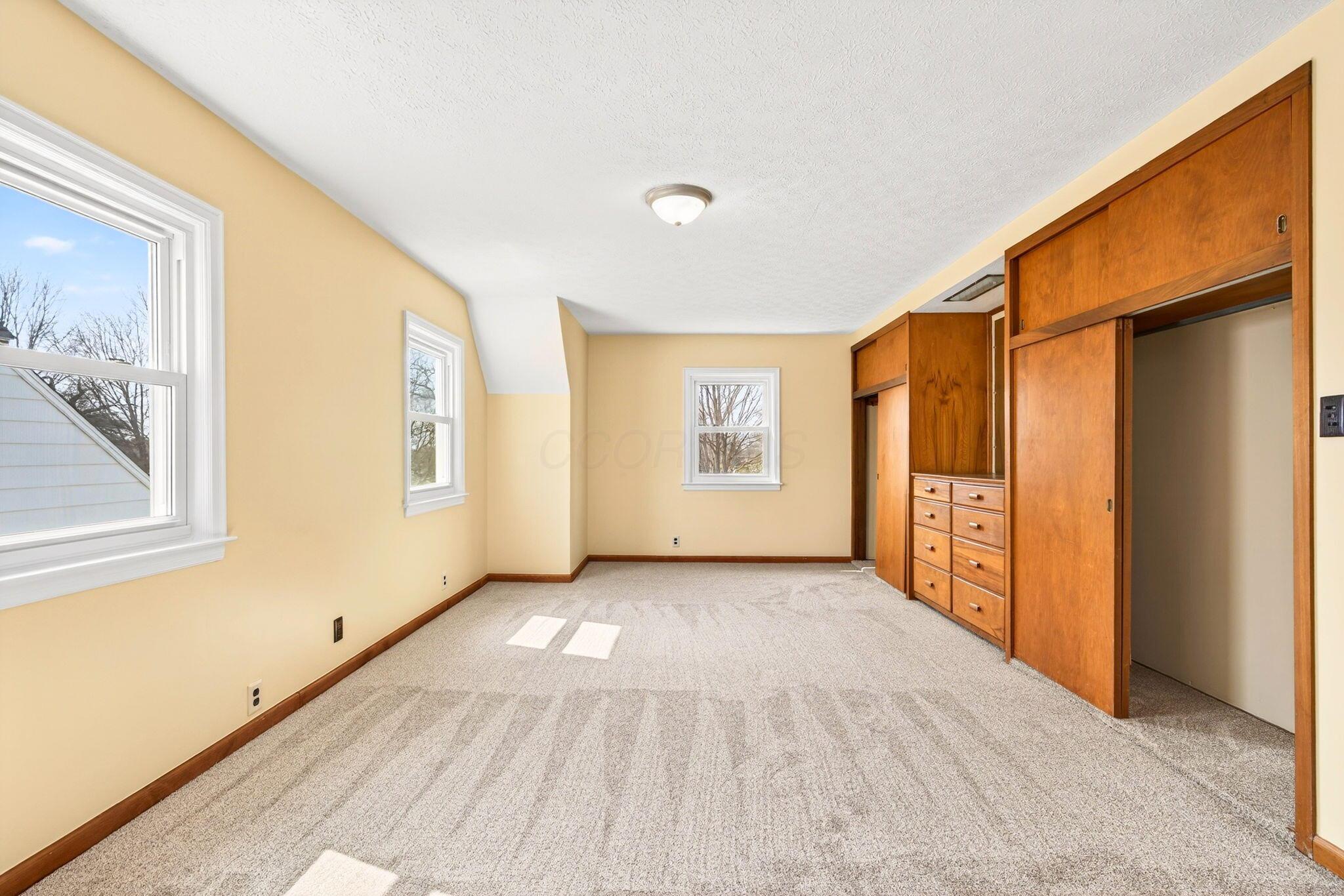 892 North Court Street Circleville, OH 43113 - Photo 35 of 58 The largest of the 3 bedrooms up. Beautiful built-ins for storage.