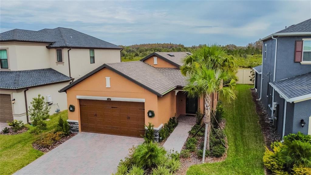 4738 Tramanto Lane Wesley Chapel, FL 33543 - Photo 4 of 45 a front view of a house with a yard
