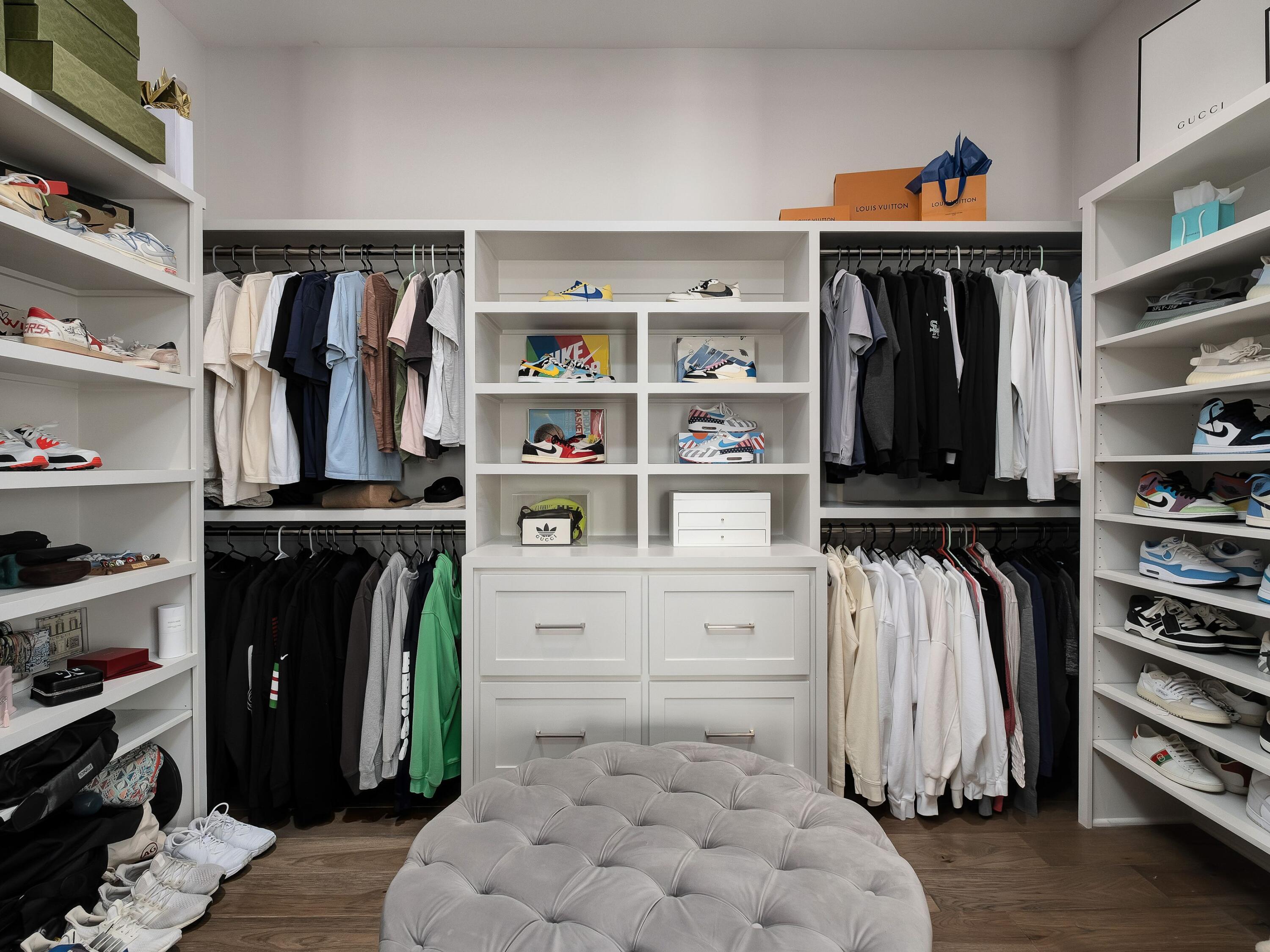 179 Brenda Ln Inlet Beach Inlet Beach, FL 32461 - Photo 48 of 63 a view of walk in closet with clothes and shoes