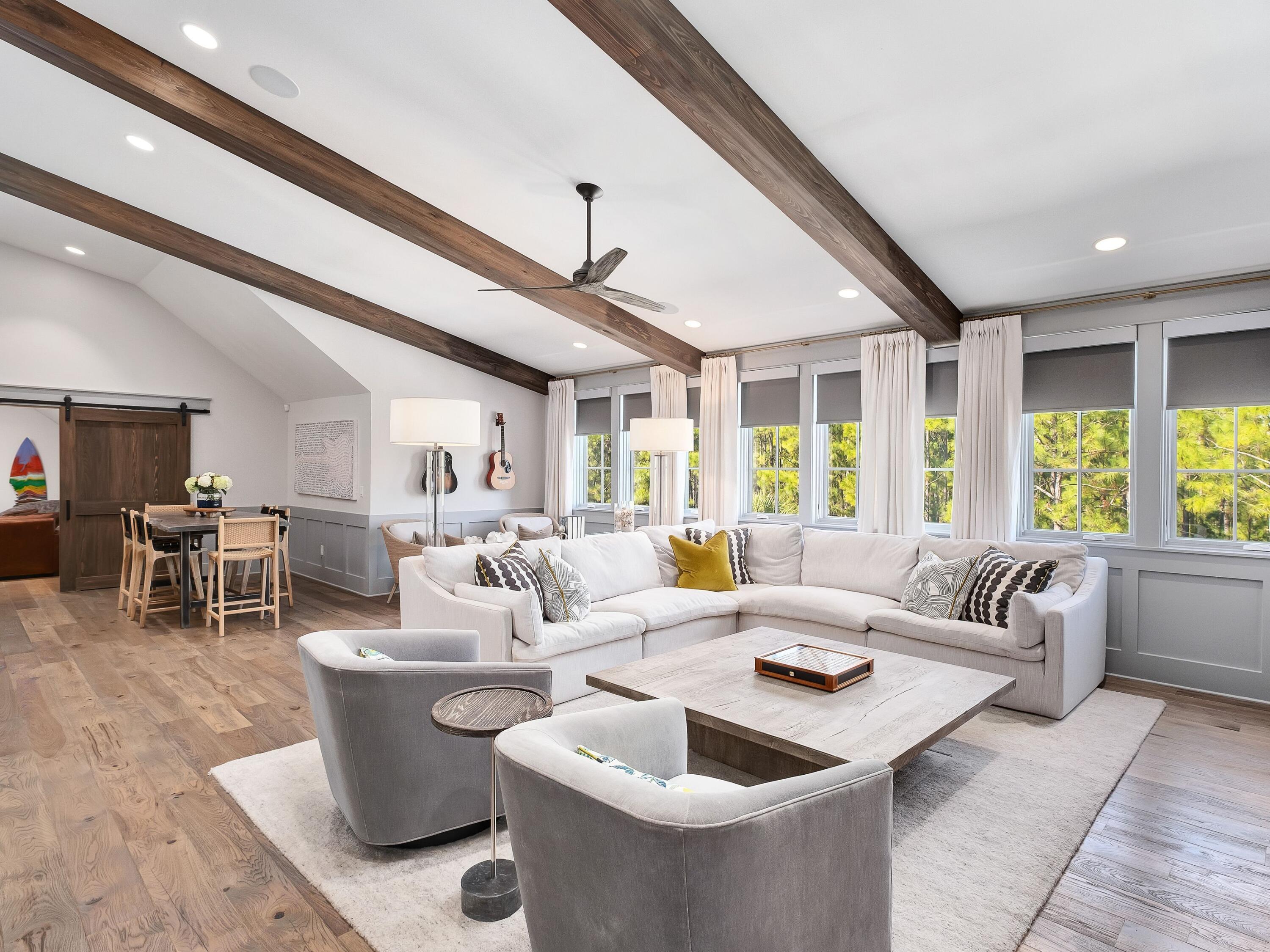 179 Brenda Ln Inlet Beach Inlet Beach, FL 32461 - Photo 50 of 63 a living room with furniture and a large window