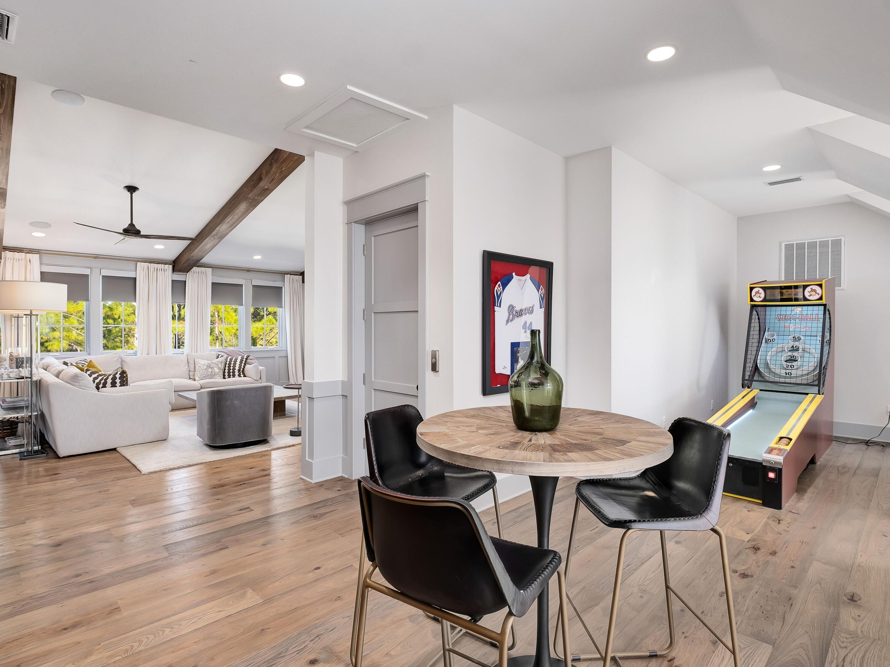 179 Brenda Ln Inlet Beach Inlet Beach, FL 32461 - Photo 52 of 63 a view of a dining room with furniture and wooden floor