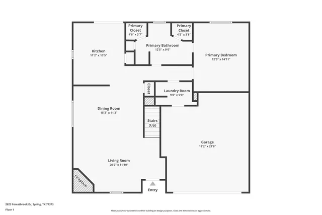 $1,855 | 2823 Forestbrook Drive, Spring, TX 77373