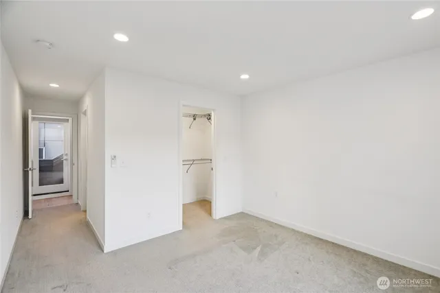 a view of a livingroom with an empty space