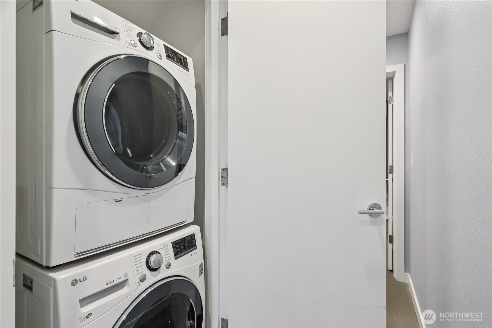 1117 Northwest 56th Street, Unit D Seattle, WA 98107 - Photo 19 of 32 a utility room with dryer and washer