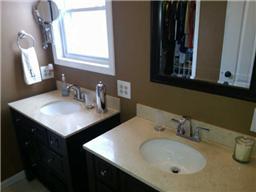 3720 Tarsus Road Palmyra, TN 37142 - Photo 9 of 20 Master Bath has dual vanities and tile floor.