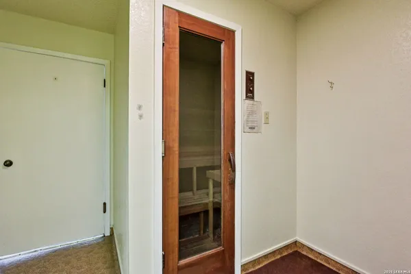 a view of front door