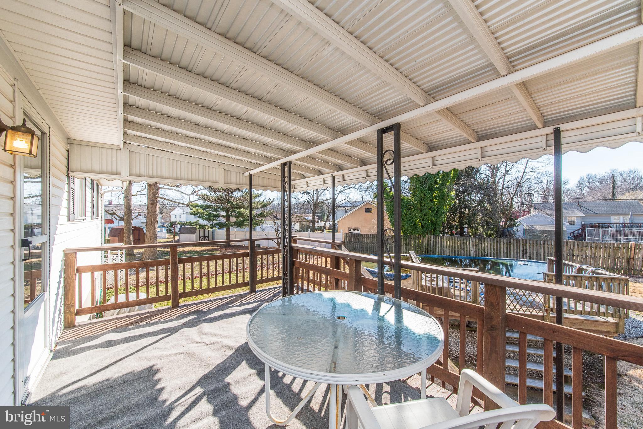 428 Brownell Road Baltimore, MD 21220 - Photo 30 of 37 Covered Deck