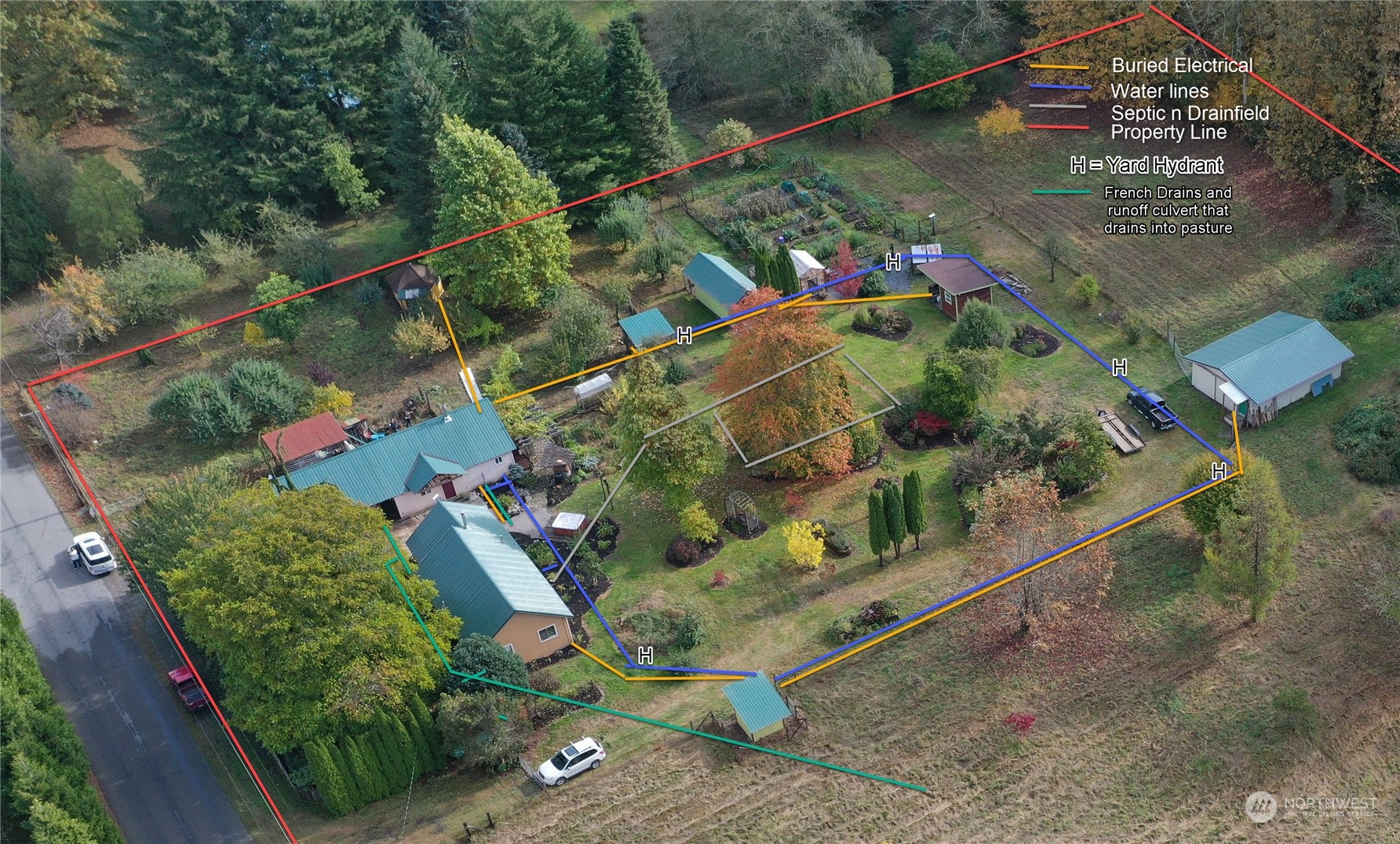 36922 Swede Heaven Road Arlington, WA 98223 - Photo 39 of 40 an aerial view of a house