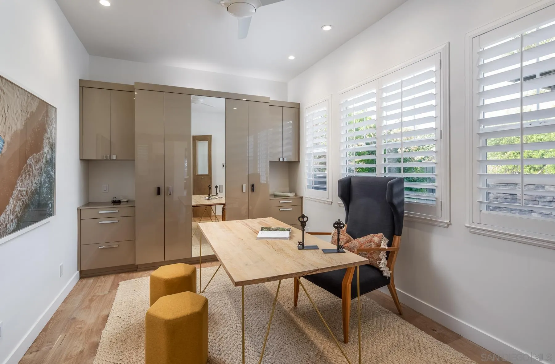1355 Ravean Court Encinitas, CA 92024 - Photo 24 of 31 a view of a workspace with furniture and a window