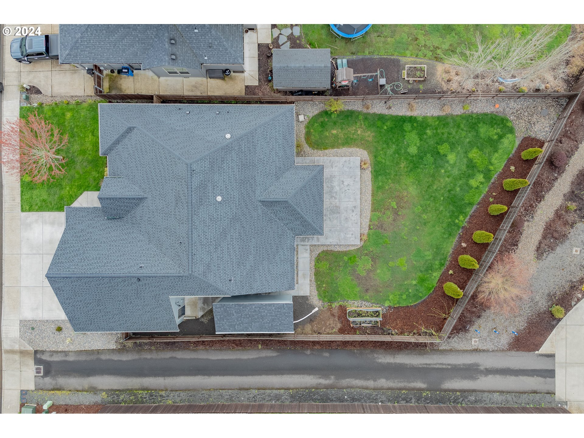 2714 Northeast 167th Circle Ridgefield, WA 98642 - Photo 34 of 35 an aerial view of a house with a yard