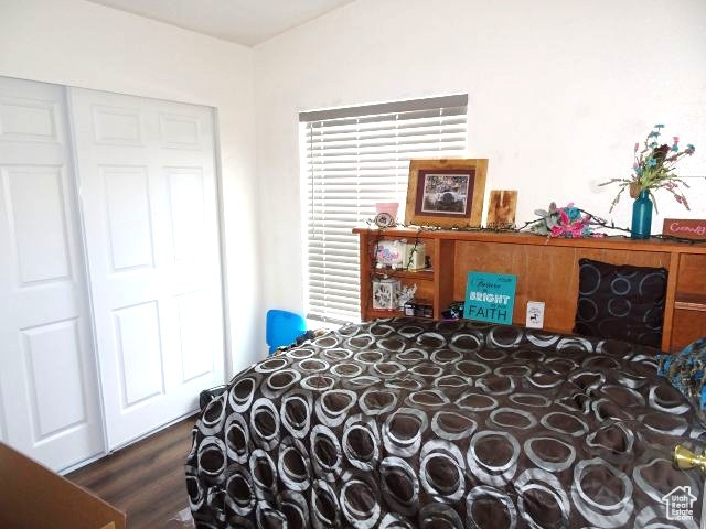 34685 Highway 30 Georgetown, ID 83239 - Photo 8 of 21 Bedroom with dark wood-style flooring