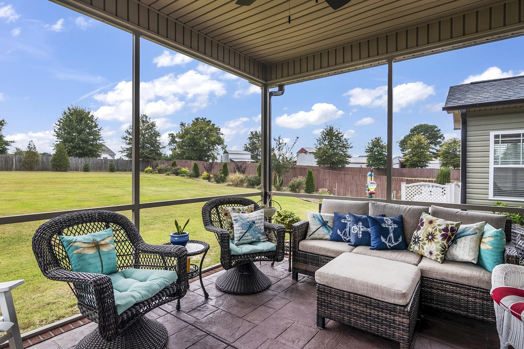151 North Sunset Ridge Drive Willow Spring, NC 27592 - Photo 18 of 28 Screened In Porch