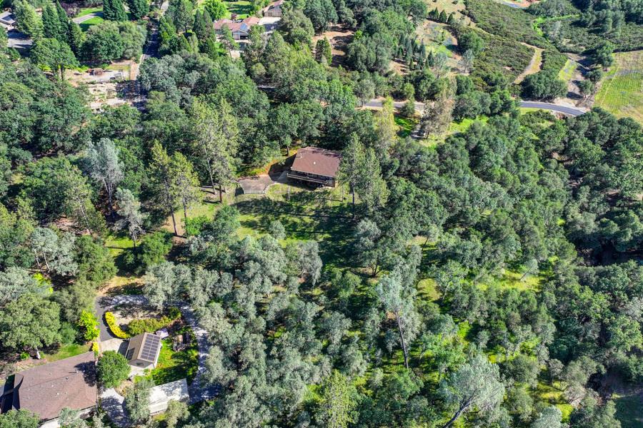 5000 Reservation Road Placerville, CA 95667 - Photo 36 of 85 an aerial view of a house with a yard and outdoor seating